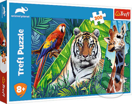 TREFL Animal Planet: Úžasná zvířata 300 dílků