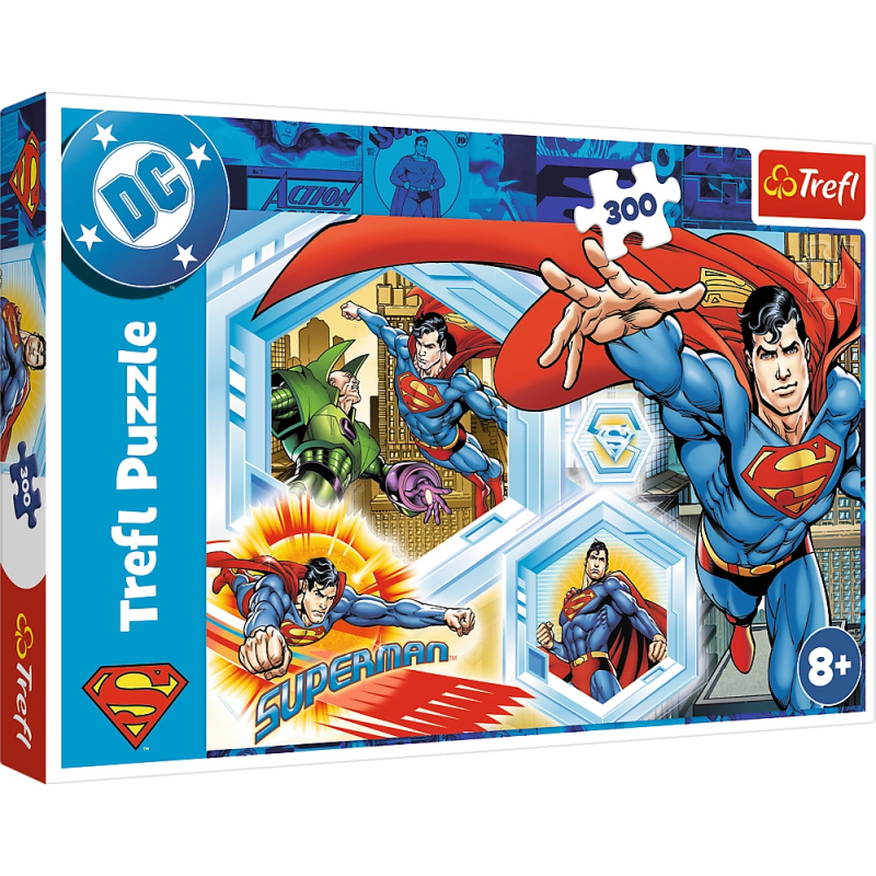 Puzzle 300 dílků – nezničitelný SUPERMAN od Trefl