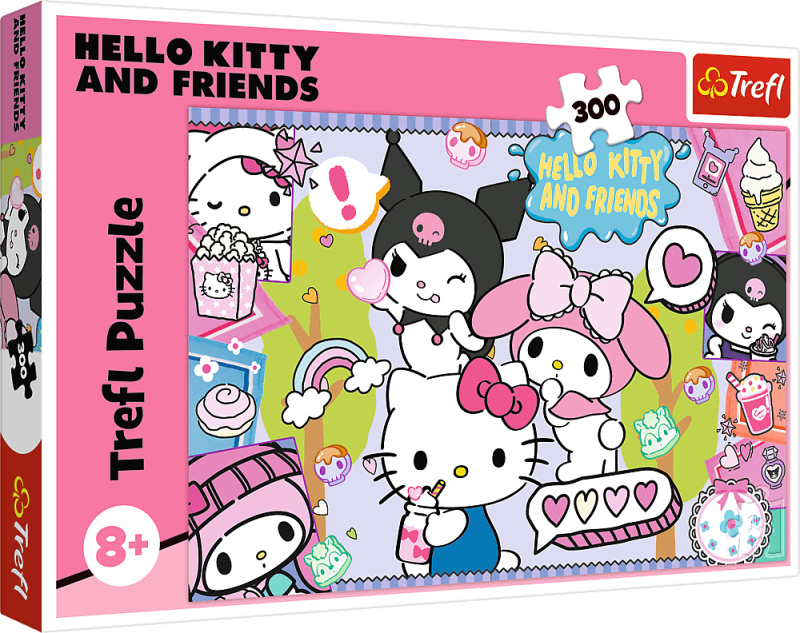 Puzzle Hello Kitty Bláznivé trio 300 dílků