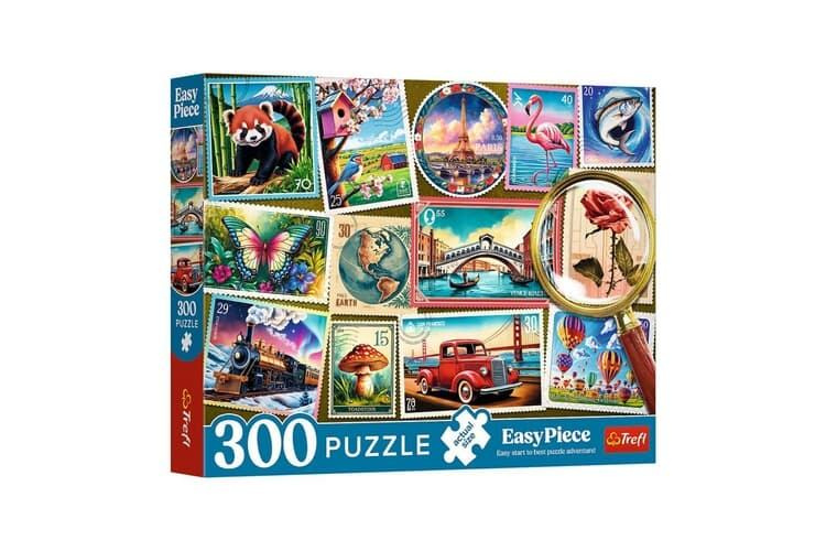 Puzzle Známky - 300 dílků