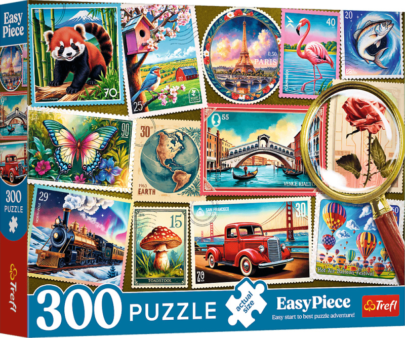 Puzzle Známky - 300 dílků