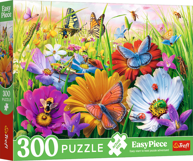 Puzzle 300 dílků EasyPiece - Hmyz na louce