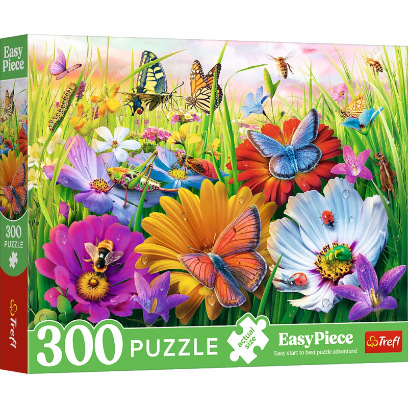 Puzzle 300 dílků EasyPiece - Hmyz na louce