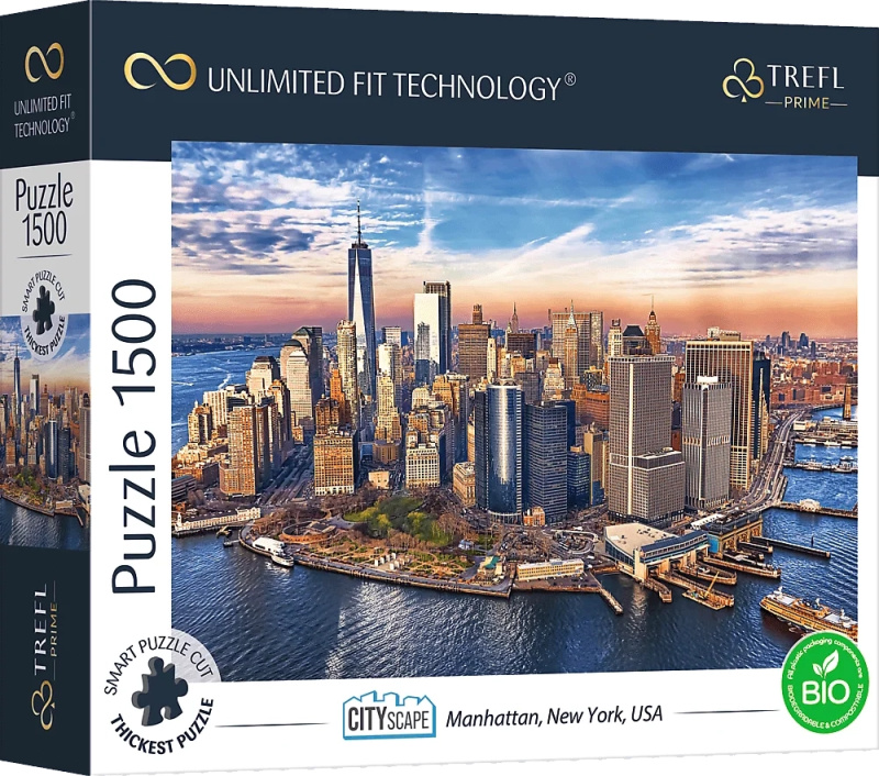 TREFL UFT Cityscape: Manhattan New York USA 1500 dílků