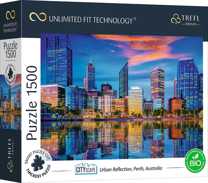 TREFL UFT Cityscape: Odraz města Perth Austrálie 1500 dílků