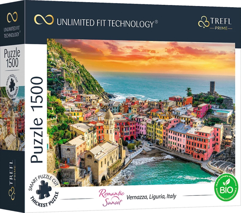 TREFL UFT Romantic Sunset: Vernazza Liguria Itálie 1500 dílků