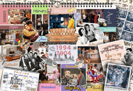 Přátelé: Stránka z kalendáře