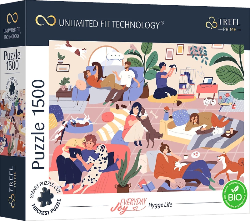 TREFL Puzzle UFT Everyday Joy: Pohodový život 1500 dílků