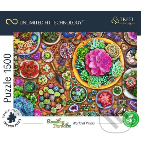 Puzzle 1500 prvků UFT Kvetoucí ráj Svět rostlin