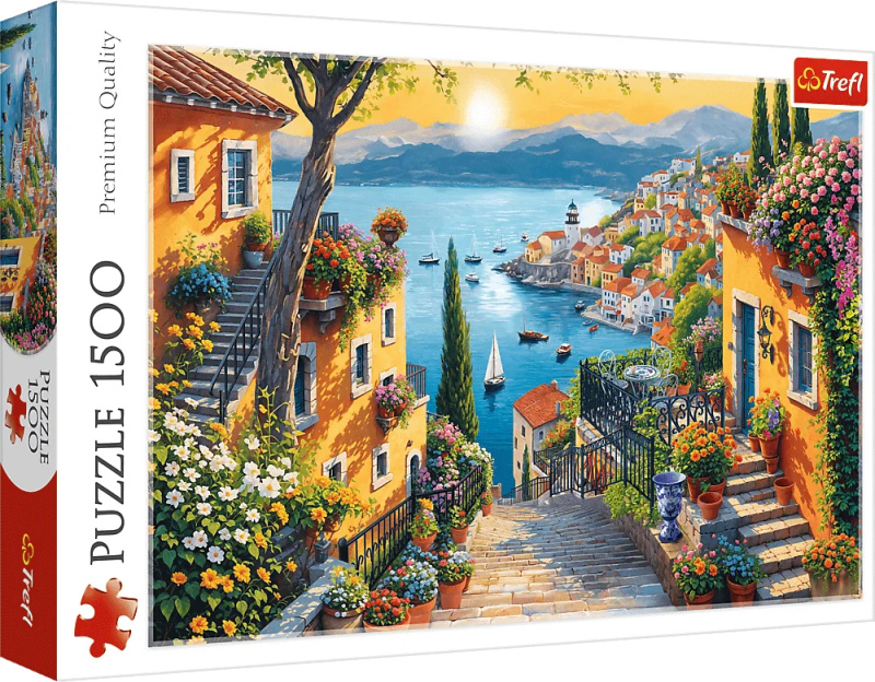 Puzzle 1500 dílků – Přímořský výhled TREFL