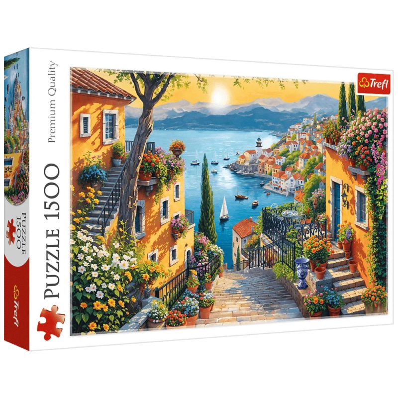 Puzzle 1500 dílků – Přímořský výhled TREFL