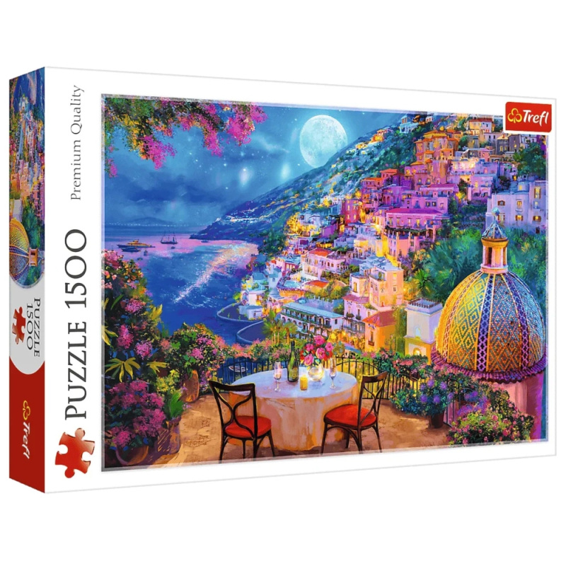 Puzzle 1500 dílků – Rande v Positanu Trefl