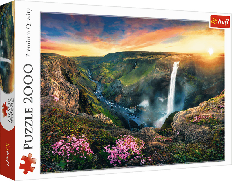 Trefl Vodopád Háifoss Island 2000 dílků