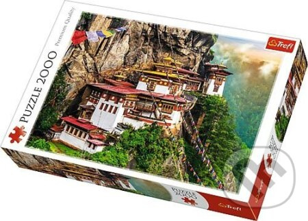 Tigrie hniezdo v Bhutane - puzzle z kategorie Zvířata
