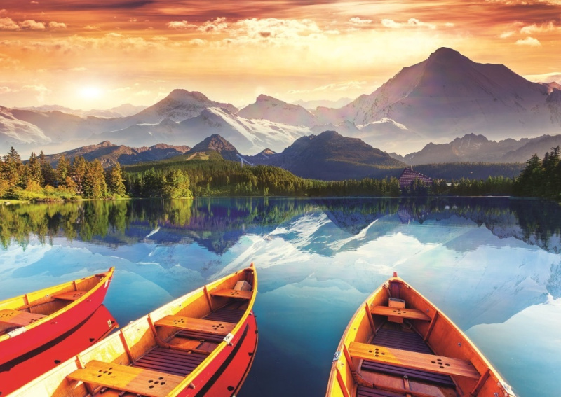 Křišťálové jezero - puzzle 2000 kusů