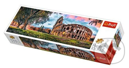TREFL Panoramatické puzzle Koloseum za úsvitu 1000 dílků