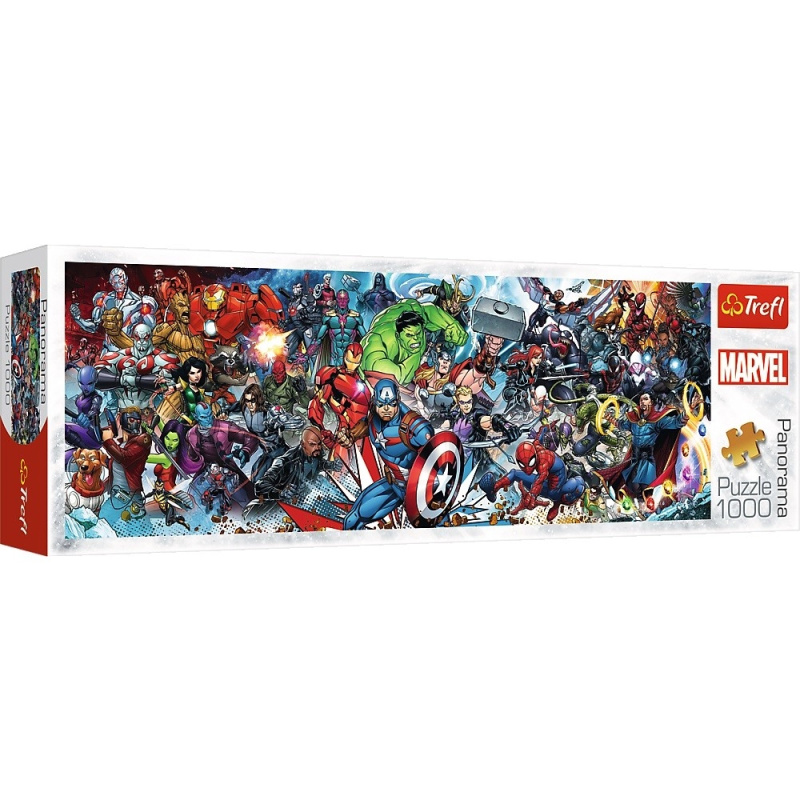 Trefl Panoramatické Svět Marvelu 1000 dílků