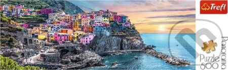 TREFL Panoramatické Vernazza při západu slunce Itálie 500 dílků