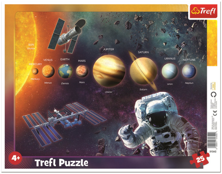 TREFL Puzzle Sluneční soustava 25 dílků