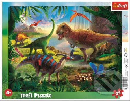 TREFL Puzzle Dinosauři 25 dílků