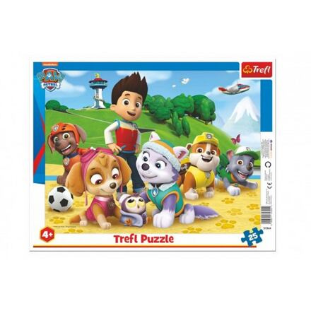 Trefl deskové Paw Patrol/Tlapková patrola na stopě 25 dílků
