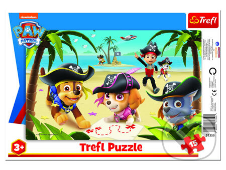 Trefl deskové Přátelé z Tlapkové patroly/Paw Patrol 33 x 23 cm 15 dílků
