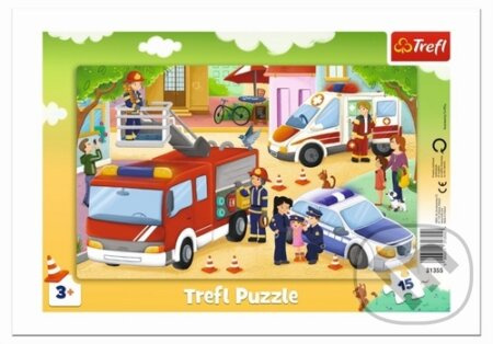Zásahová vozidla - puzzle z kategorie Maxi dílky