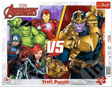 TREFL Puzzle Nepřemožitelný tým Avengers 25 dílků