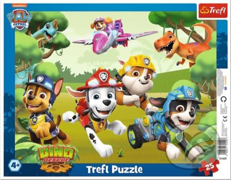 TREFL Puzzle Tlapková patrola: Úžasné psí triky 25 dílků