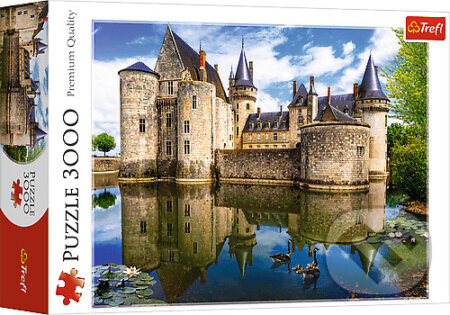 Puzzle 3000 dílků Zámek Sully-sur-Loire Francie
