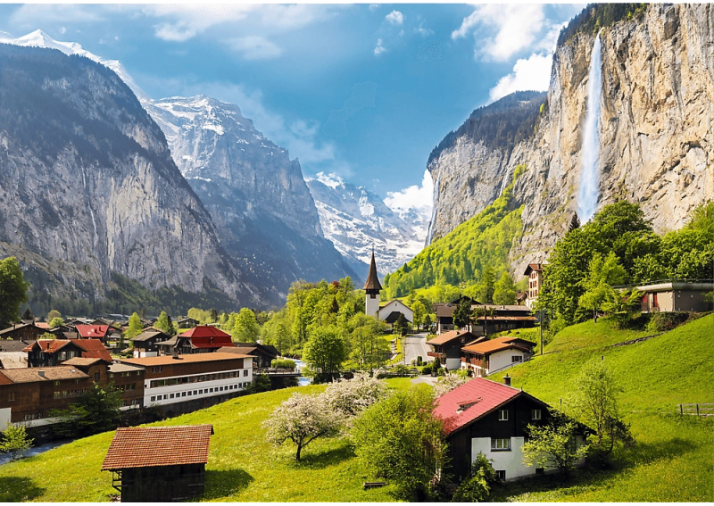 Trefl Lauterbrunnen Švýcarsko 33076 3000 dílků