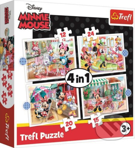 Trefl 4v1 Minnie s přáteli Disney 28,5x20,5cm