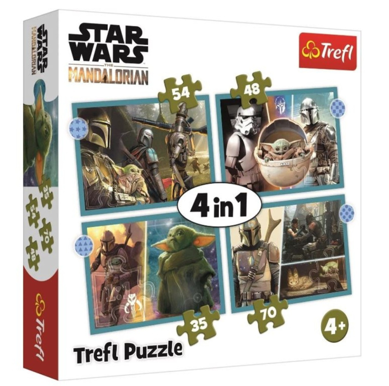 Trefl 34397 Star Wars 4v1 35 48 54 70 dílků