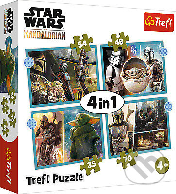 Trefl 34397 Star Wars 4v1 35 48 54 70 dílků