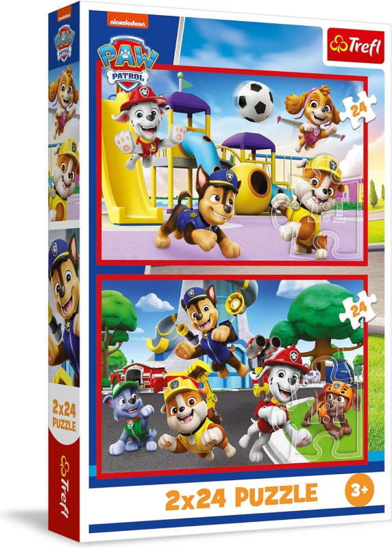 TrefL puzzle Tlapková patrola: zábavný psí den