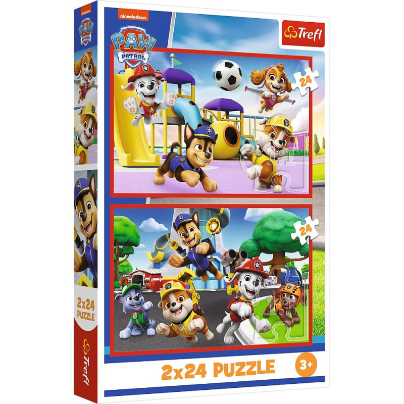 TrefL puzzle Tlapková patrola: zábavný psí den