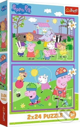 Puzzle Peppa Pig - Na hřišti