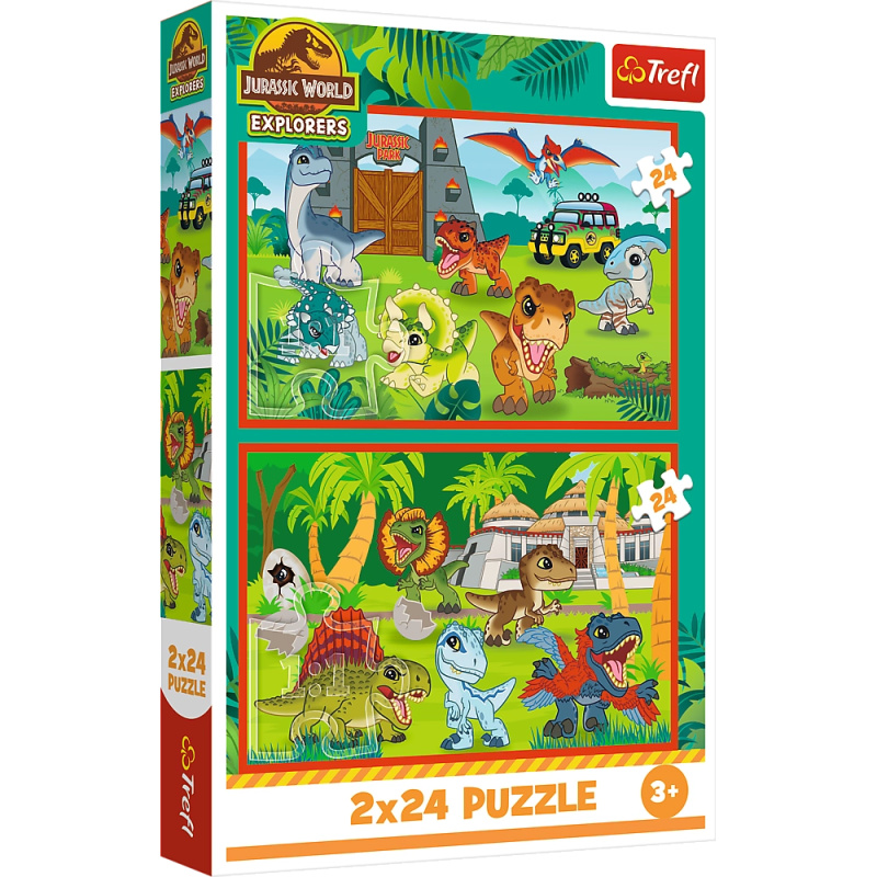 Puzzle Malí dinosauři Jurassic World Trefl
