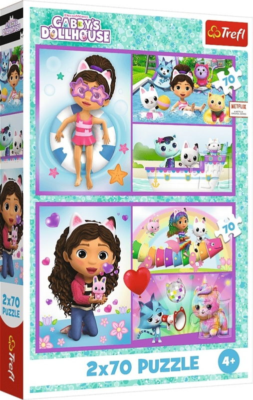 Trefl Zahrajte si s Gabby 2 x 70 dílků