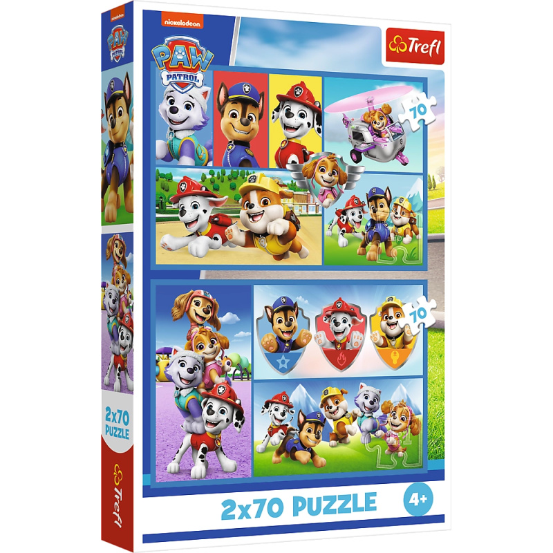 Puzzle Psi Patrol 2x70 Trefl