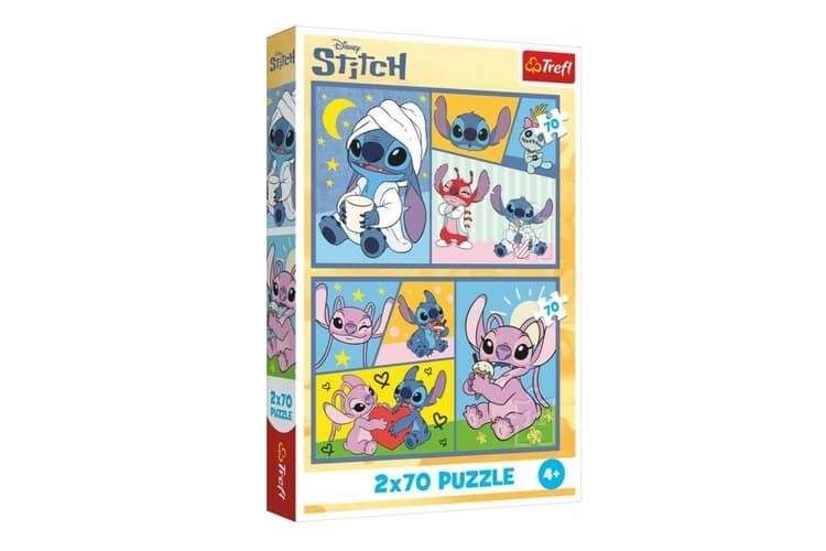 Puzzle 2x70 s Disney Lilo a Stitchem