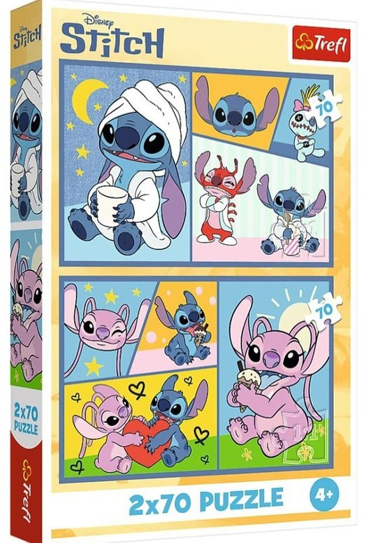 Puzzle 2x70 s Disney Lilo a Stitchem