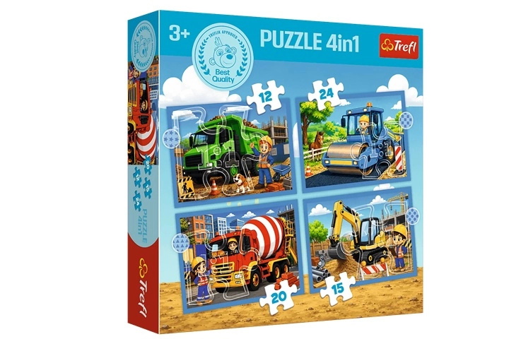 Dětské puzzle 4 v 1 Prázdninová atmosféra