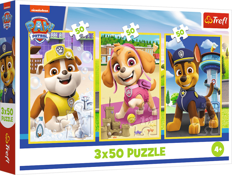 Puzzle Nasze Piesky 3x50 Trefl