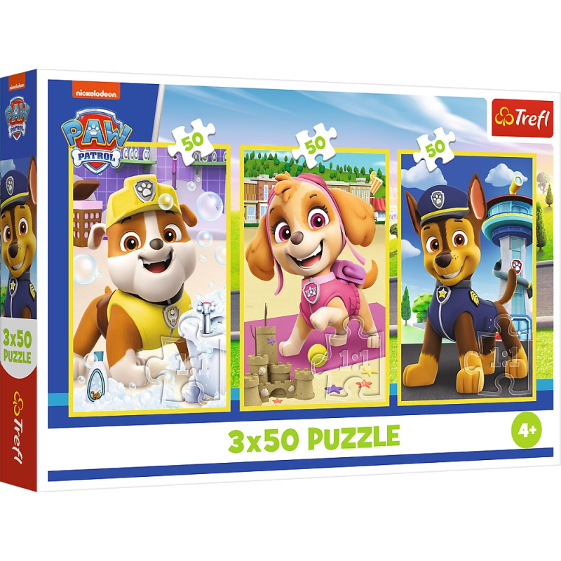 Puzzle Nasze Piesky 3x50 Trefl