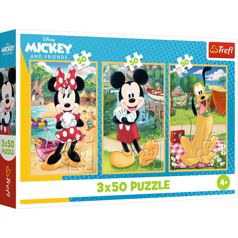 Puzzle - myšky na prázdninách