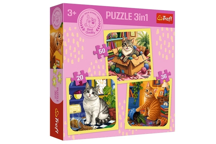 Dětské puzzle 3v1 Radostné momenty