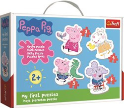 Trefl Baby Prasátko Peppa 4v1 3,4,5,6 dílků