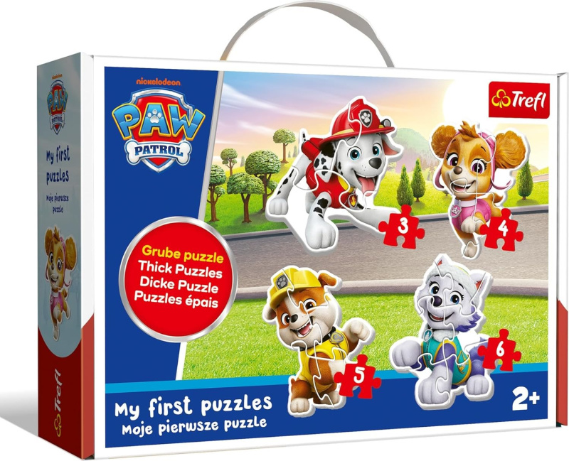 Dětské puzzle pro nejmenší – roztomilí psi (TLAPKOVÁ PATROLA)