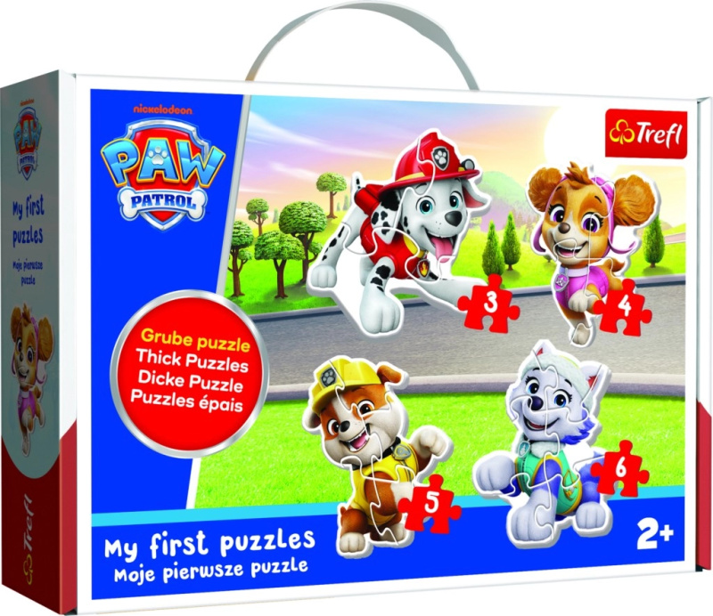 Dětské puzzle pro nejmenší – roztomilí psi (TLAPKOVÁ PATROLA)